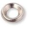 Rosette 5x11x2,5 Messing vernickelt